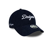 Womens Cap New Era - MLB Cord Script 9TWENTY - LA Dodgers - Navy / White