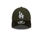 Cap New Era - MLB Cord Visor 9FORTY M-CROWN - LA Dodgers - New Olive