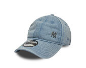 Cap New Era - MLB Washed Denim Pin 9TWENTY - NY Yankees - Pastel Blue