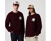 Sweatshirt New Era - MLB Waffle Knit Crew - NY Yankees - Maroon