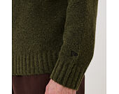 Sweater New Era - Branded Simple Knit Crew - New Olive