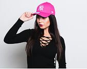 New Era Fashion Essential New York Yankees Pink/White 9FORTY Strapback Womens Cap