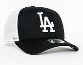 New Era 9FORTY Clean Trucker Los Angeles Dodgers Snapback Black / Optic White Cap