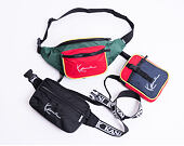 Karl Kani Signature Tape Hip Bag  4004907 Black/White