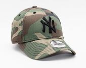 New Era 9FORTY League Essential kids New York Yankees Strapback Woodland Camo