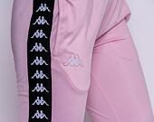 Kappa 222 Banda Wrastoria Slim BZ5 Pink/Black/White Womens Sweatpants