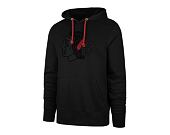 '47 Brand NHL Chicago Blackhawks Imprint Burnside Hood Jet Black Hoody
