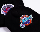 Mitchell & Ness Utah Jazz Chenille Logo Cuff Knit Black Winter Beanie