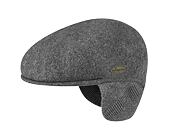 Kangol Wool 504 Earlap Grey Flat Cap