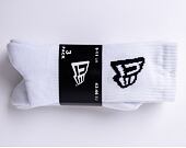 New Era Flag Crew 3Pack White Socks