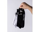 New Era Flag Sneaker 3Pack White Socks