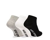 New Era Flag Sneakers 3Pack Grey/White/Black Socks