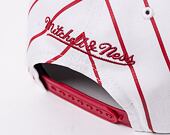 Mitchell & Ness NBA Retro Pinstripe Snapback Hwc Atlanta Hawks White Cap