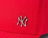 New Era 9FORTY Flawless Logo New York Yankees Strapback Scarlet Cap