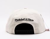 Mitchell & Ness Cut Away Snapback Nba Toronto Raptors Off White Cap