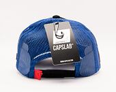 Capslab NASA A-Frame Trucker CL/NASA/1/NAS4 Black / Royal Blue Cap