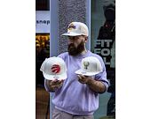 Mitchell & Ness Cut Away Snapback Nba Toronto Raptors Off White Cap