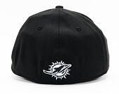 New Era 39THIRTY NFL22 Sideline Miami Dolphins Black / White Cap