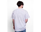Karl Kani 6030152 Small Signature Pinstripe Tee White/Black
