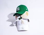 Dámská Kšiltovka New Era - MLB Essential 9FORTY - NY Yankees - Kelly Green / White