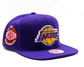 Kšiltovka Mitchell & Ness NBA Conference Patch Snapback Los Angeles Lakers Purple