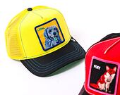 Kšiltovka Goorin - 'Acid Trip Pack' - Doggy Trip - Yellow / Black