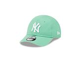Dětská Kšiltovka New Era 9FORTY Kids MLB League Essential New York Yankees Tropical Green / White