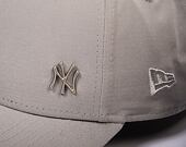 New Era 9FORTY Flawless Logo New York Yankees Strapback Gray Cap