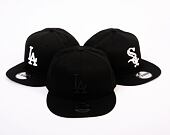 New Era 9FIFTY MLB Black on Black Los Angeles Dodgers Snapback Cap