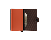 Secrid Optical Brown-Orange Wallet