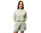 Dámské triko New Era MLB Le Crop Tee Los Angeles Dodgers Fresh Mint / White