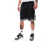 Karl Kani Small Signature Pinstripe Mesh Shorts black/white