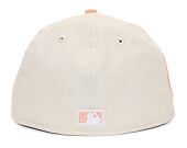 Kšiltovka New Era 59FIFTY MLB White Crown Chicago Cubs Cooperstown Off White / Peach