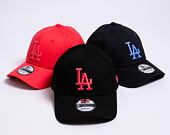 Kšiltovka New Era 9FORTY MLB League Essential Los Angeles Dodgers Black / Lava Red