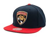 Kšiltovka Mitchell & Ness - Team 2 Tone 2.0 Snapback - Florida Panthers - Navy/Red