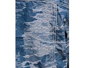 Bunda Karl Kani - Og K Distress Camo Os Denim Jacket - medium blue