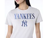 Dámské Triko New Era - MLB Graphic Tee - NY Yankees - Stone