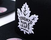 Kšiltovka Mitchell & Ness - Toronto Maple Leafs - Evergreen Black White Snapback - Black