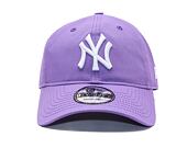 Kšiltovka New Era - MLB League Essential 9TWENTY - NY Yankees - Mauve / White