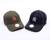 Dámská Kšiltovka New Era - MLB Contrast Stitch 9TWENTY - NY Yankees - Navy / Blue