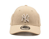 Dětská Kšiltovka New Era - MLB Linen 9FORTY - NY Yankees - Stone / White