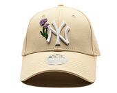 Dámská Kšiltovka New Era - MLB Beaded 9FORTY - NY Yankees - Cream