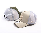 Kšiltovka New Era - MLB League Essential 9FORTY Trucker - NY Yankees - Stone