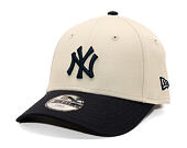 Dětská Kšiltovka New Era - MLB Color Block 9FORTY - NY Yankees - Stone / Navy