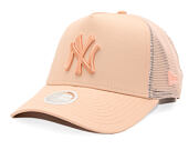 Dámská Kšiltovka New Era - MLB League Essential 9FORTY Trucker - NY Yankees - Light Pink