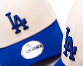 Dětská Kšiltovka New Era - MLB Color Block 9FORTY - LA Dodgers - Stone / Dark Royal