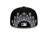Kšiltovka New Era - MLB Paisley Bandana 59FIFTY - NY Yankees - Black