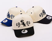 Kšiltovka New Era - MLB Paisley Bandana 9FORTY A-Frame - Chicago White Sox - Cream / Black
