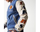 Bunda New Era - NBA Patch Varsity Jacket - LA Lakers - Muted Indigo
