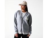 Svetr New Era - MLB Cardigan Knit - LA Dodgers - Heather Grey